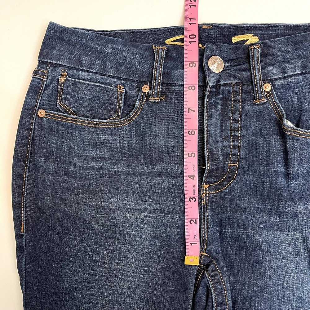 Seven 7 Women's Tummyless High Rise Skinny Jean 4 Dark Wash - Picture 2 of 8